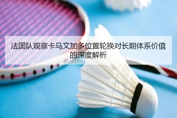 法国队观察卡马文加多位置轮换对长期体系价值的深度解析